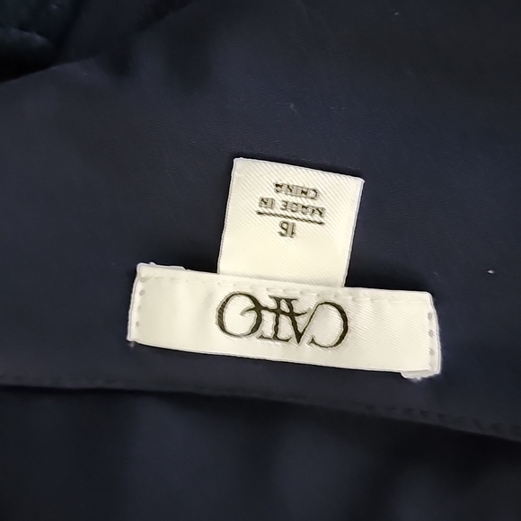 CATO Overlay Lace, 3/4 sleeve, over knee Dress. - Picture 5 of 10